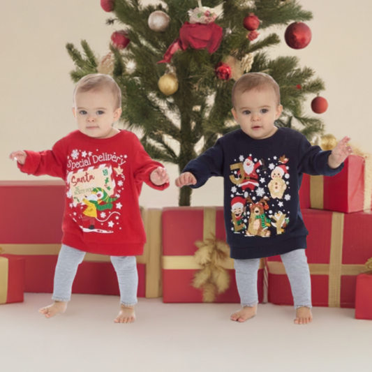 Navy Jolly Christmas Sweatshirt