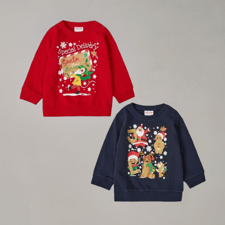 Red Christmas Special Delivery Sweatshirt