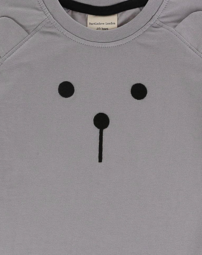 Bear Print Long Sleeved T-Shirt