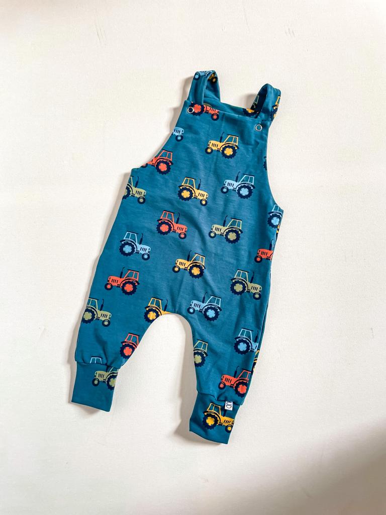 Tractor Print Dungarees